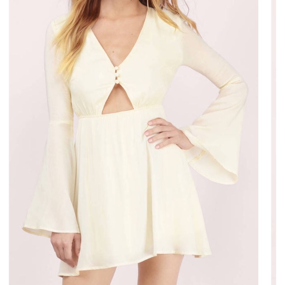 Tobi cream dress in small